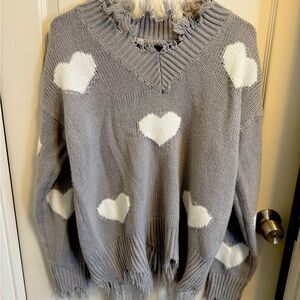 Heart sweater